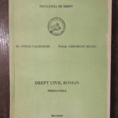 Drept civil roman. Persoanele - Otilia Calmuschi, Gheorghe Beleiu