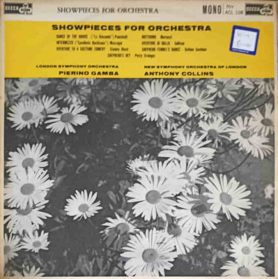 Disc vinil, LP. Showpieces For Orchestra-The London Symphony Orchestra, The New Symphony Orchestra Of London foto