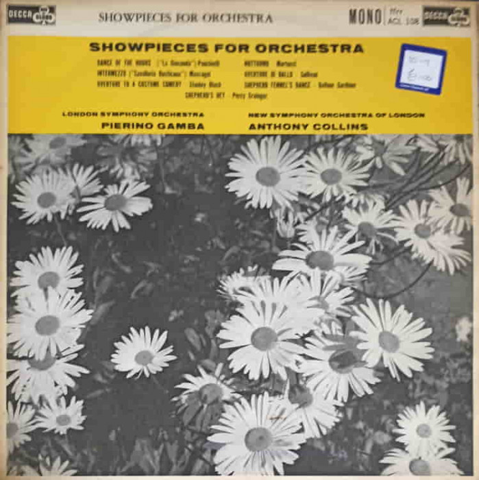 Disc vinil, LP. Showpieces For Orchestra-The London Symphony Orchestra, The New Symphony Orchestra Of London