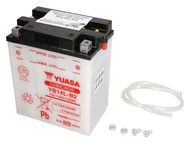 Baterie Moto Yuasa 12V 14.7Ah 175.0A YB14L-B2