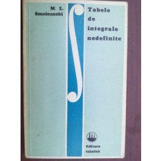 Tabele de integrale nedefinite- M. I. Smoleanski