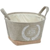 Cos de depozitare cu manere &#039;&#039;Sweet home&#039;&#039;, Neirini, Multicolor, 30 x 20 cm