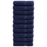 vidaXL Prosoape de duș premium SOLUND 10buc bleumarin 70x140cm 600 gsm