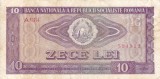 ROMANIA 10 lei 1966 VF!!!