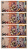 Bancnote 5000 lei - Rom&acirc;nia, 1998