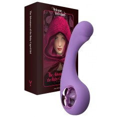 Vibrator BraveryAward FairyGasm, 9 Moduri Vibratii, Silicon, USB, IPX7, Mov, 12.5 cm