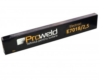 ProWELD E7018 electrozi bazici 2.5mm, 1kg - 6960270220130 foto