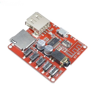 Modul Receiver Audio Bluetooth 4.1, Micro SD TF Card, USB, Interface, 3.7-5V foto