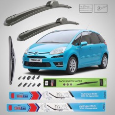 Ștergătoare Citroen C4 Picasso UD (2006&ndash;2008) Flat | Set Complet &ndash; TeamCar&reg;