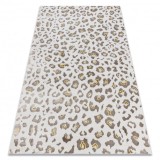 Covor BLISS Z232AZ128 crem / bej - Model de leopard, modern, structural, 180x270 cm