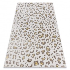 Covor BLISS Z232AZ128 crem / bej - Model de leopard, modern, structural, 80x150 cm