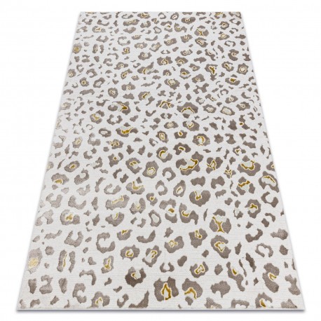 Covor BLISS Z232AZ128 crem / bej - Model de leopard, modern, structural, 180x270 cm