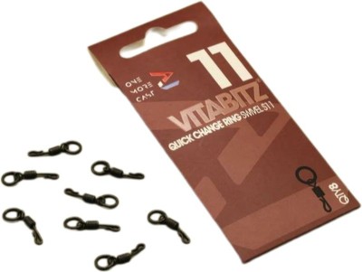 Vartej Rapid ONE MORE CAST Tackle Vitabitz Quick Change Ring Swivel, Nr.8, 8buc/pac foto