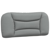 Perna tablie de pat, Hvar, gri deschis, 80 cm, material textil