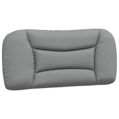 Perna tablie de pat, Hvar, gri deschis, 80 cm, material textil foto