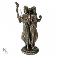 Statueta zeita celtica Hecate Zeita Magiei 21 cm foto