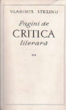 Pagini de critica literara, Volumul al II-lea - Marginalia, Eseuri