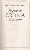 Pagini de critica literara, Volumul al II-lea - Marginalia, Eseuri