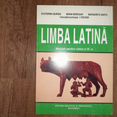 Limba latina - Manual pentru clasa a IX-a- Ecaterina Giurgiu