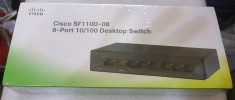 Switch Cisco SF110D-08, 8x100Mbps-RJ45 - sigilat foto