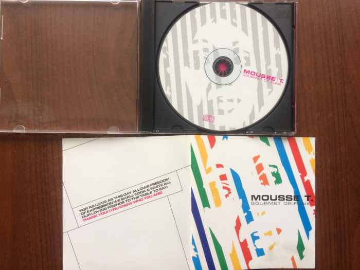 Mousse T Gourmet de funk 2002 cd disc muzica Jazzdance electronic house Rusia NM