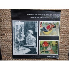 EXPOZITIA DE PICTURA LUCIA DEM. BALACESCU APRILIE-MAI 1976