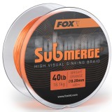 Fir Textil Scufundator Fox Submerge Bright Orange Sinking Braid 600m, 0.20mm, 40lb