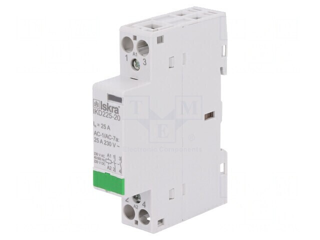 Contactor 2P 25A 230V NO