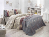 Cuvertura de pat, Victoria, Hurrem, 160x230 cm, 100% bumbac, 260 gr/m&sup2;, multicolor