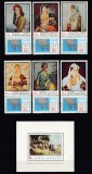 ROMANIA 1971 LP 765 LP 766 BALKANFILA SERIE CU VINIETE+COLITA DANTELATA STARE MNH