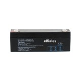 Acumulator Plumb-Acid elSales ELS-12V2.2A , 12 Volti ,2.2 Amperi pentru UPS-uri , negru