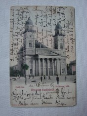 Carte postala SATU MARE Szatmarrol, circulata la 1907 (1)