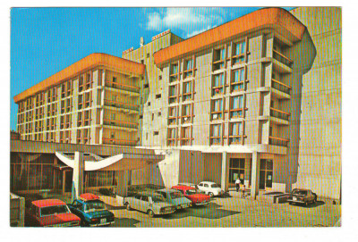 CPIB 18253 CARTE POSTALA - COVASNA. HOTEL &amp;quot;COVASNA&amp;quot;, AUTOTURISM foto