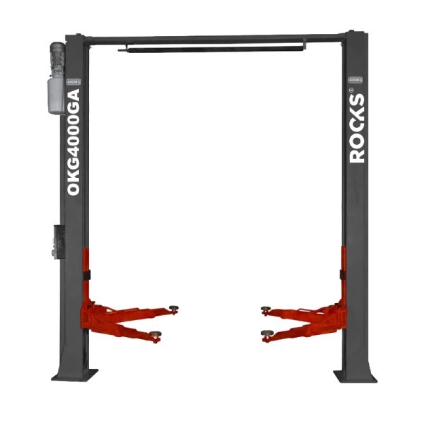 Elevator auto cu traversa suspendata 2 coloane 4 Tone cu deblocare automata 400V