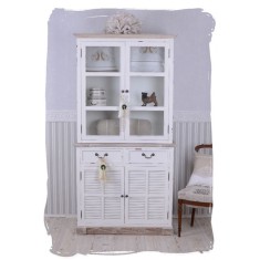 Bufet pentru bucatarie din lemn alb cu maro HMB112