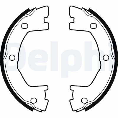 DELPHI LS2115 Set saboti frana foto