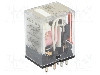 Releu electromagnetic, 115V AC, 5A, 4PDT, serie MY4, OMRON - MY4N 110/120VAC (S) foto