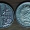 Anglia Marea Britanie set 2 x 5 pence 2009 + 2014 - Elisabeta II - varianta magnetica + nonmagnetica - impecabile !