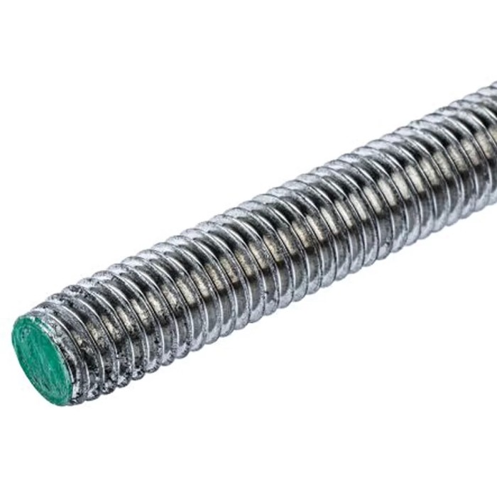 Tija filetata M6, INOX AISI304, lungime 1000 mm, filet Dreapta