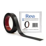Bandă decorativă autoadezivă Rea P14454C 2cm Brush Black