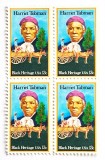 4 timbre Statele Unite bloc de 4 val. MNH 1978 HARRIET TUBMAN_Scott 1744, SUA, Istorie, Nestampilat