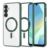 Husa premium Samsung Galaxy A16 4G Techsuit Luxury Crystal MagSafe, verde inchis