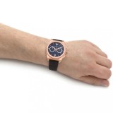 Ceas Barbatesc Emporio Armani Federico AR11563, Quartz, Inox 43mm, Curea Piele, Geam Cristal Mineral, Rezistent Apa 3ATM