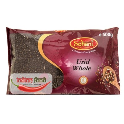 Schani Urid Whole (Linte Neagra Bob Intreg) 500g foto