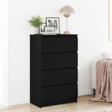 vidaXL Bufetă Stejar negru 60x35x98,5 cm Lemn prelucrat