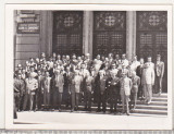 Bnk foto Liceul I L Caragiale Ploiesti 1972 - reintalnire promotie, Alb-Negru, Romania de la 1950, Cladiri