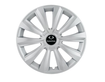 Set 4 capace roti Delta cromat R15 pentru gama auto SsangYong foto