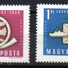 UNGARIA 1958, Transport, timbre, MNH, serie neuzata