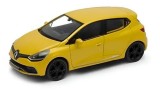 Macheta Renault Clio RS galben Welly 1:34 replica metal usi deschise cu resort