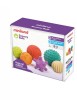 Set 6 mingi Senzoriale din cauciuc natural ECO pentru bebelusi